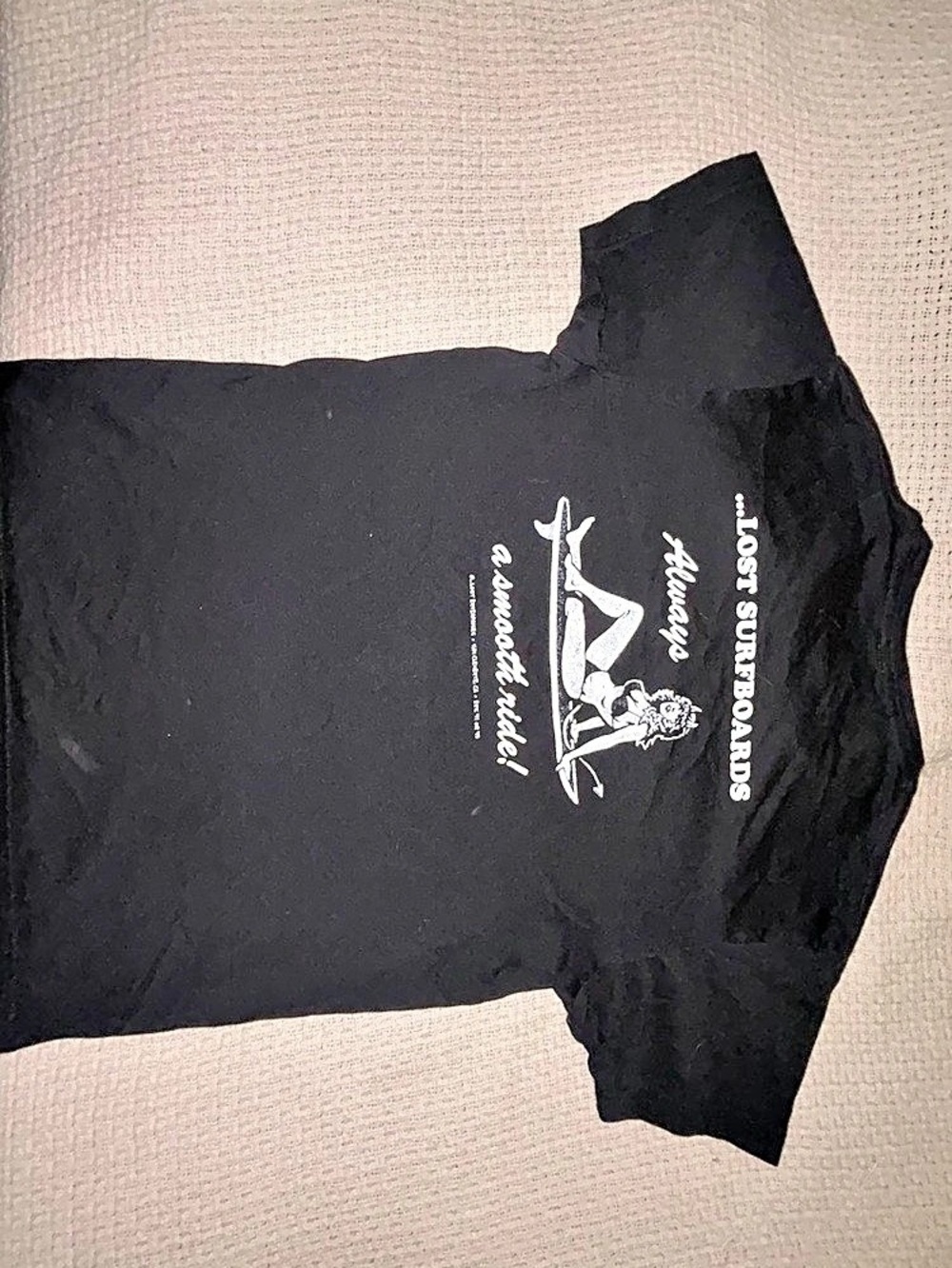 Lost Surfboards “Always a Smooth Ride” Graphic Tee Black Size M